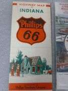 Group Of (8) Vintage Oil Company Road Maps