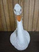 Nice Collectible 1988 Homco Molded Resin Type Swan Mantle Decoration - 12" H