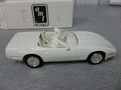 New Collectible Ertl - AMT 1991 Corvette Convertible Dealer Promo Car No. 6044EP