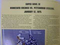 Large Collectible Star Tribune - Minnesota Vikings Hardcover Picture Book
