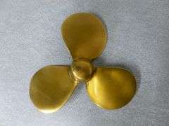 Brass Boat Prop Themed Decoration - 4.5" Diameter