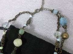 (3) Nice Faux Stone Themed Women's Necklaces