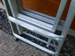 Nice Werner Heavy Duty Multi Position / Telescoping Aluminum Ladder Model MT-22