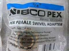 Group Of (21) New Nibco Pex Brass Female Swivel Adaptors