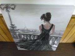 Nice Print On Canvas - 15" x 19"