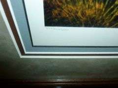 Beautiful Large Terry Redlin " Flying Free " Signed & Numbered - Framed & Matted Print With COA