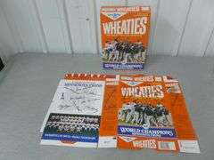 (2) Collectible Wheaties - Minnesota Twins 1987 World Series Boxes - Includes Authentic Autographed
