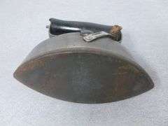 Antique Iron With Handle - Nice Piece