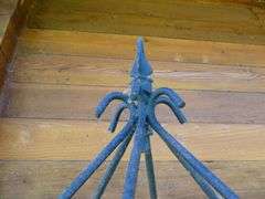 Large Rod Iron Outdoor Decoration - 80" H