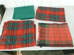 Group Of Nice Christmas Themed Tablecloths