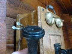 The Country Belle - Old Fashioned Telephone Themed Wooden Wall Mount Radio