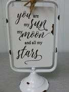 Nice Inspirational Themed Double Sided Metal Mantle Sign - 11.5" H