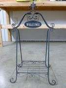 Welcome - Rod Iron / Metal Floor Decoration / Stand
