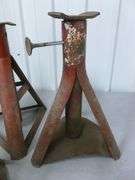 Group Of (4) Steel Jack Stands