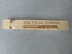 New Polar Express Wooden Train Whistle - 9" L