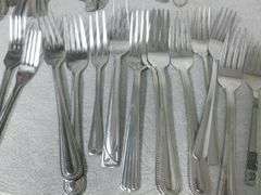 Group Of (32) Pieces Of Stainless Flatware