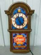 Vintage Schmidt Beer Lightup Clock