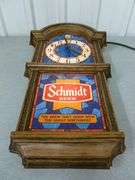 Vintage Schmidt Beer Lightup Clock