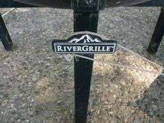 Large River Grille Wood / Charcoal Fire Pit / With Fire Pit Grill Assembly