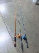 Ugly Stick Open Face Combo / Zebco Closed Face Combo / Maxtec 5065 Rod