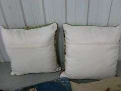 Group Of (6) Christmas Themed Couch Pillows