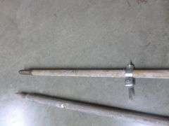 (2) Wooden Oars For Decor - 77.5" L