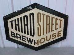 Third Street Brewhouse Embossed Metal Sign - 18" x 23.5"