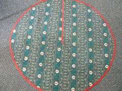 Group Of Nice Christmas Items - Fireplace Mantle Runner / Tree Squirt / Pillow Covers / Rug - Relate