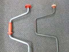 (2) Vintage Hand Ice Augers - Swedish Spoon / Mora Auger