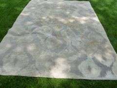 Beautiful Large Saphir Fam - Art Silk Pile Feizy Floor Rug - 90" x 126" L