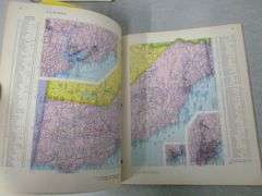 Group Of Vintage Maps / Geography Book - 1942 J.F French War Map
