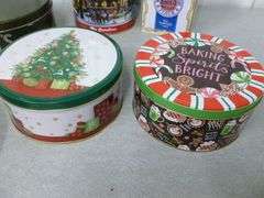 Large Group Of Decorative Tins