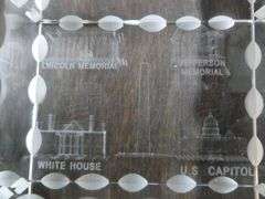 Collectible Washington DC Historical Buildings Light Prizm