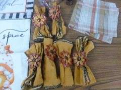 Group Of (4) New Fall Themed Couch Pillow Covers / Pillow / Related Items