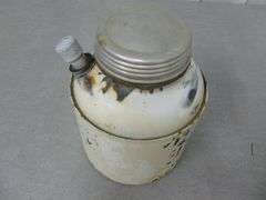 Vintage Metal Water Jug For Decor