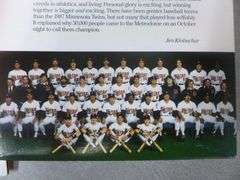 (2) Collectible Wheaties - Minnesota Twins 1987 World Series Boxes - Includes Authentic Autographed