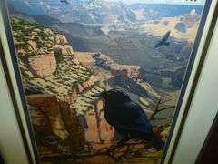 (2) Grand Canyon National Park Framed & Matted Pictures