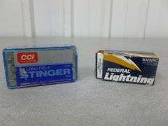 CCI Full Box Of 50 - .22 Long Rifle / Federal Part Box Of About 30 - .22 Long Rifle
