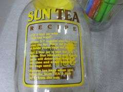 Sun Tea 1 Gallon Glass Jug - Table Craft Glass Straw Container