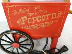 Old Fashioned Movie Time Countertop Popcorn Maker - 17" H