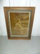Vintage Framed & Matted Picture