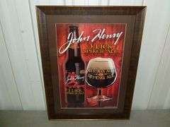 Cold Spring Brewing Co. - John Henry Framed & Matted Beer Sign - 18.5" x 24.5"