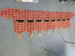 Group Of Nice Christmas Items - Fireplace Mantle Runner / Tree Squirt / Pillow Covers / Rug - Relate
