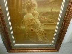 Vintage Framed & Matted Picture