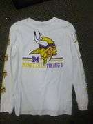 (2) Collectible Minnesota Vikings Shirts - Size Men's S & Women's Large