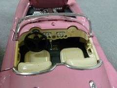 Collectible Bburago Pink Corvette - Die Cast Metal Car - 7" L