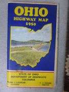 Group Of (7) Vintage Road Maps - Includes Oil Company