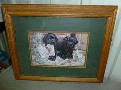 " Cabin Fever " Framed & Matted Print - 14" x 17"