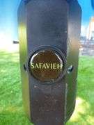 Nice Granite Patio Umbrella Base / With Safaview Blue Umbrella