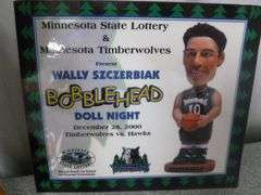 Collectible Minnesota Timberwolves #10 Wally Szczerbiak Bobblehead Doll - 7" H